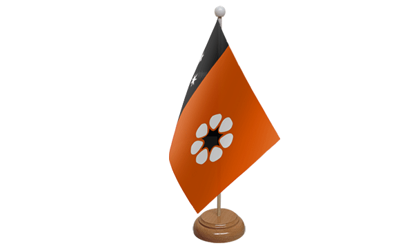 Northern Territory Small Flag with Wooden Stand